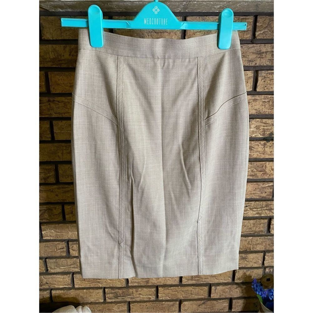 ANTONIO MELANI Beige Pencil Skirt